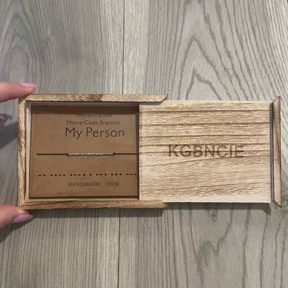 NWT Morse Code Bracelet “My Person”